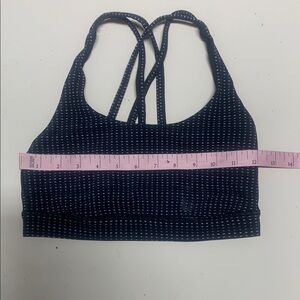 Lululemon Women's Strappy Black Sports Bra